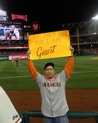 Inouye makes his feelings known in the ballpark