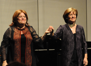 Kristin Pankonin, with Frederica von Stade