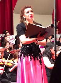 Sessler in Haydn's <em>Nelson Mass</em> with the SFSU University Chorus, on May 9, two weeks before her surgery