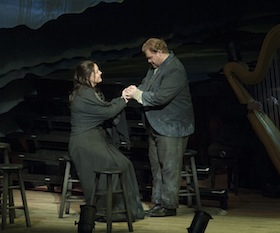 Soprano Elza van den Heever as Ellen Orford and tenor Stuart Skelton as Peter Grimes