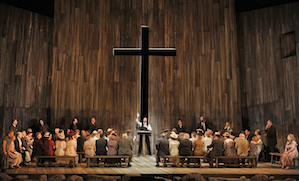 Raymond Aceto (Rev. Olin Blitch)and San Francisco Opera Chorus