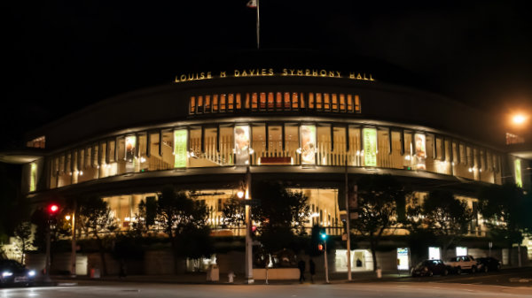 Davies Symphony Hall, home of the San Francisco Symphony.