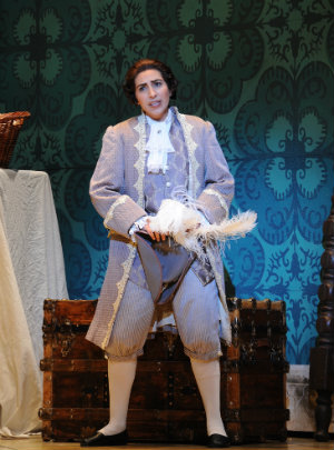 Opera San José guest artist Karin Mushegain as Cherubino (Photo by Pat Kirk)