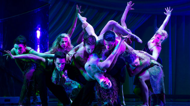 The cast of Shaping Sound, seen here in <em>Mosh</em>, will perform in Flint Center on Oct. 25