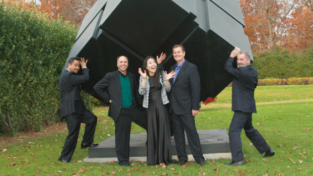 Pianist Joyce Yang and the Alexander String Quartet.